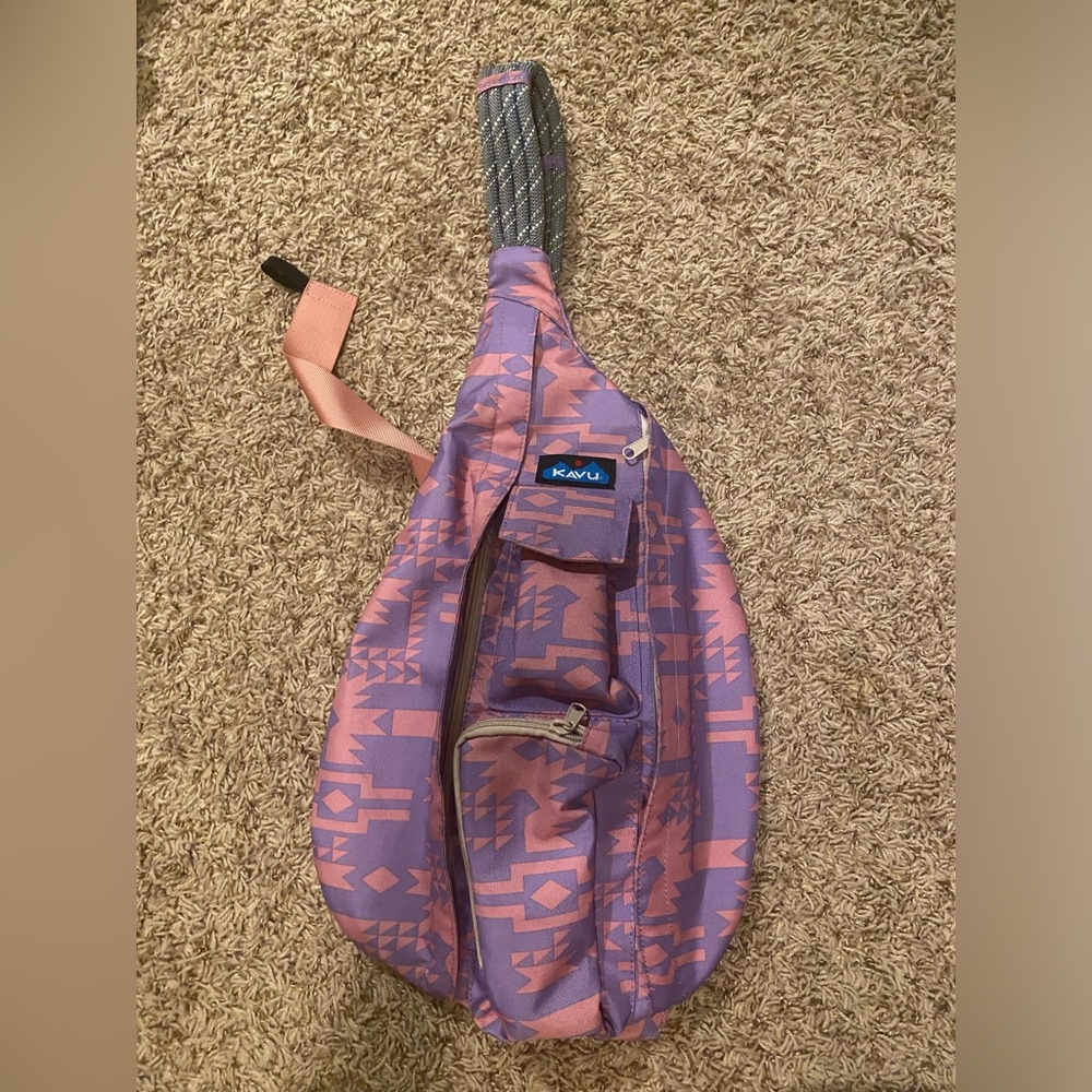 pink and purple fanny pack